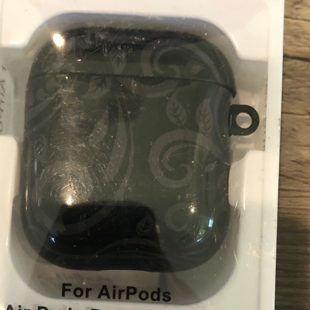 Stylish AirPods Protective Case with carabiner